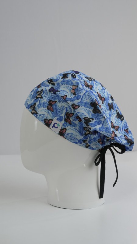PULSE ZONE BLUE BUTTERFLY PATTERN HEADCAP