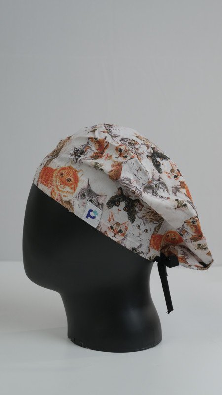 PULSE ZONE ORANGE BROWN CAT HEADCAP
