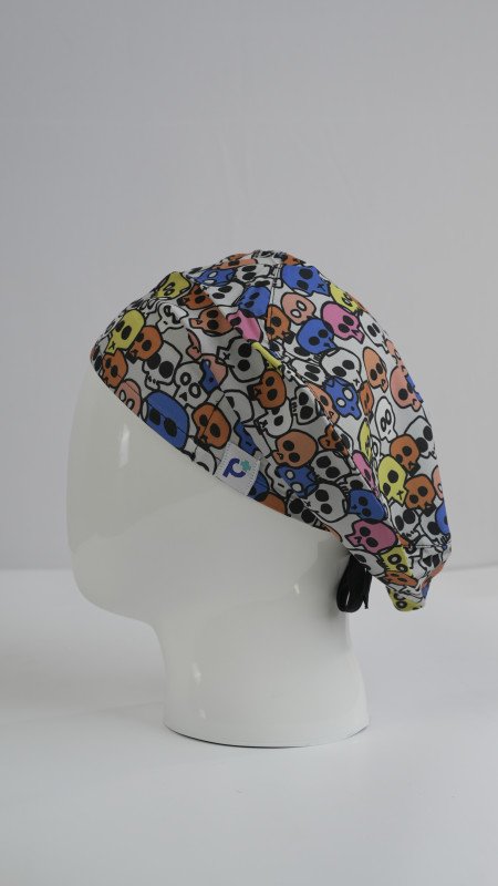 PULSE ZONE COLORFUL SKULL PATTERN HEADCAP